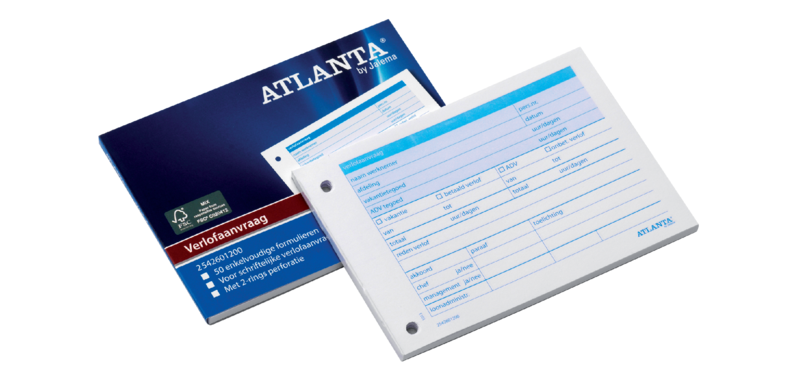 Demande de congés Djois Atlanta A6 105x148mm 50 feuilles