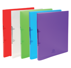 RingBinder Crystal 2R 1.5cm A4 - Assorted colours