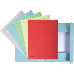 Folder Forever 280g Printed 3 Flap Grey