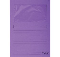 Exacompta Forever Recycled Window Folder, A4 (Pack 100)