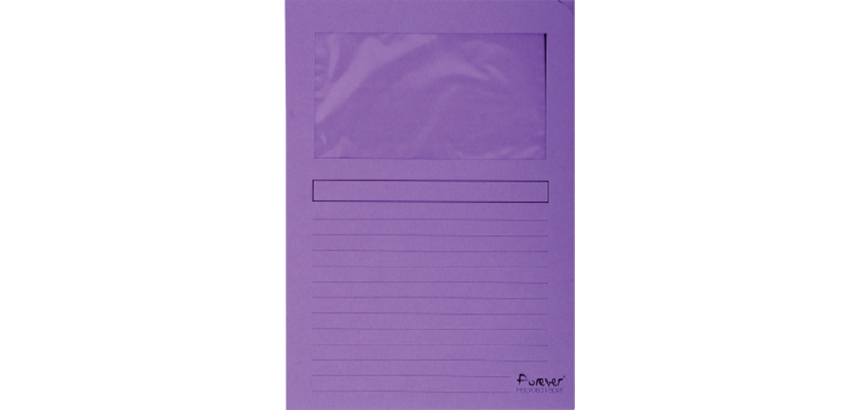 Paquet de 100 chemises à fenetre Forever - 22x31cm