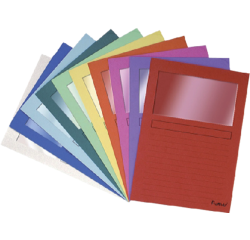FOREVER® Pak van 100 venstermappen 120g/m2 - 22x31cm voor A4