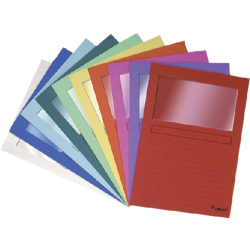 Exacompta Forever Recycled Window Folder, A4 (Pack 100)