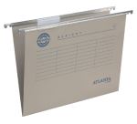 Hanging file Djois Alzicht front recycled folio V-bottom 250g gray