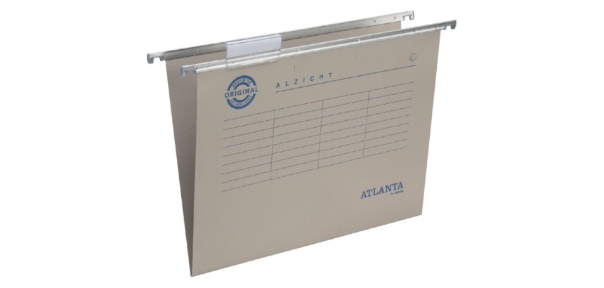 Hangmap Djois Alzicht folio frontaal recycled V-bodem 250gr grijs
