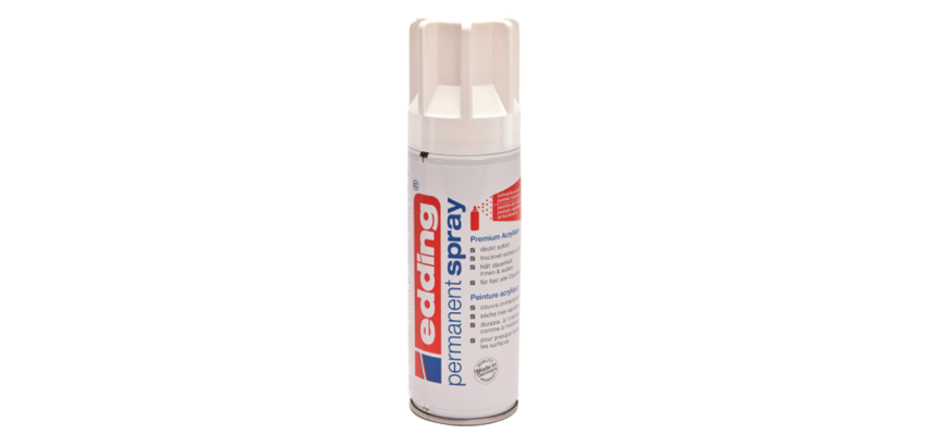 Edding 5200 permanent spray paint matte traffic white