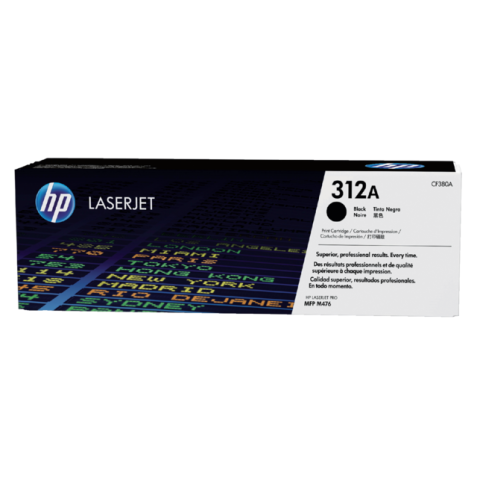 Cartouche toner HP CF380A 312A noir
