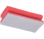 Schuurspons Cleaninq met greep 140x70x42mm rood/wit 5 stuks