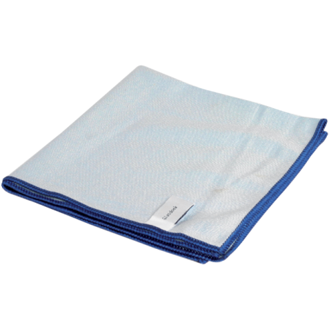 Chiffon verre microfibre 40x40cm bleu clair