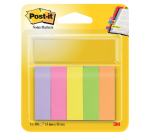 Marque-pages papier couleurs néon Post-it - distributeur de 100 feuilles