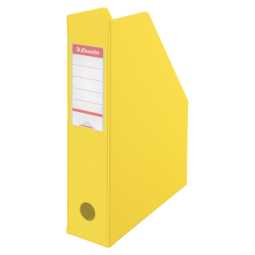 Porte-revues VIVIDA, A4, carton, jaune, dos: 70 mm