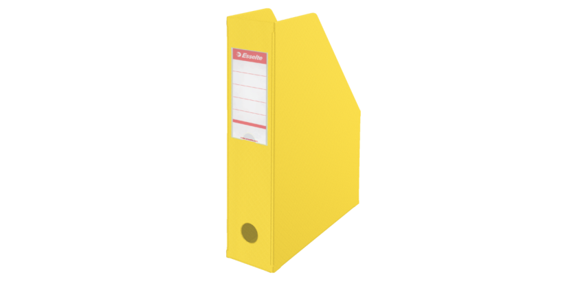 Tijdschriftenhouder VIVIDA, A4, karton, rugbreedte 70 mm