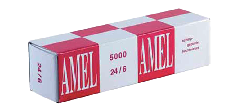 Agrafes Rapid 24/6 Amel cuivré 5000 pièces