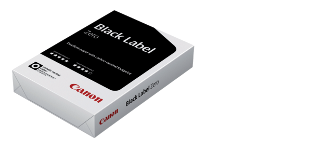 Canon Black Label Zero A4 75g White Copier Paper 500 Sheets