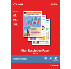 Papier jet d’encre Canon HR-101 A4 106g 50 feuilles
