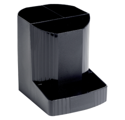 Exacompta EcoBlack Mini-OCTO Recycled Pen Pot - Black