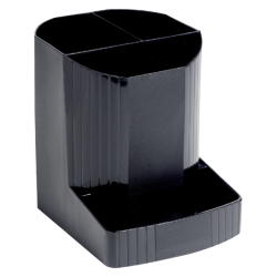 Exacompta EcoBlack Mini-OCTO Recycled Pen Pot - Black