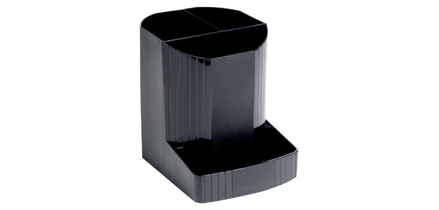 Exacompta EcoBlack Mini-OCTO Recycled Pen Pot - Black