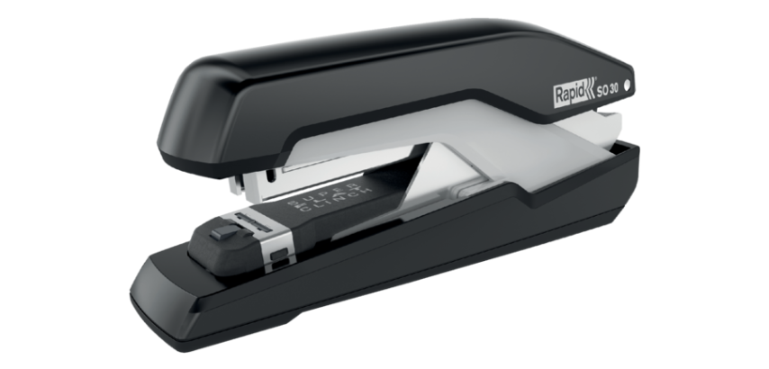 Rapid Hefter S30 Vollstreifen 30 Blatt 24/6 schwarz/grau