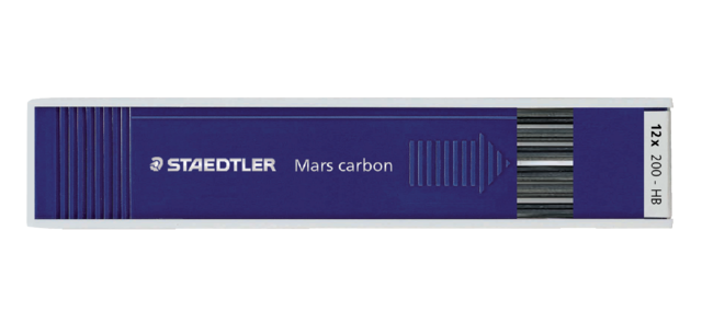 Mine Staedtler Mars Technico 2mm HB 12 pièces