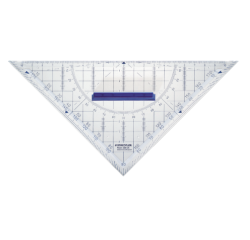 Geodriehoek Staedtler 568 220mm transparant