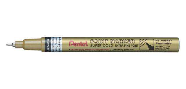 Pentel Marker MFP10 Rundspitze 0,7mm Gold