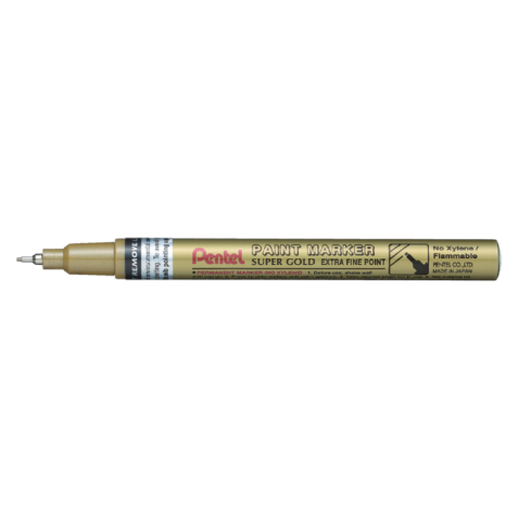 viltstift Pentel MFP10 rond 0.7mm goud