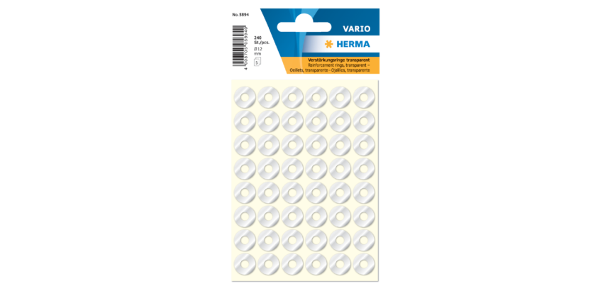 Versterkingsringen HERMA 5894 12mm 240 stuks