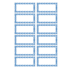GB_Étiquettes de cuisine bordure bleu