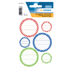 De_etiquettes de cuisine cercles, assorti