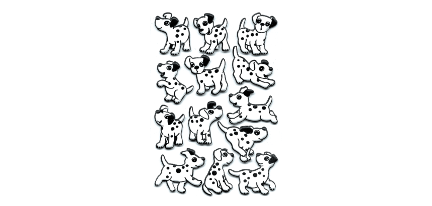 HERMA 6661 Dalmatians Label