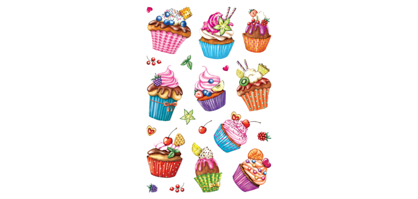 Etiquette HERMA 3387 Cupcakes