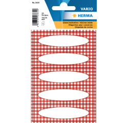 GB_Etiquettes de cuisine carreau Vichy, 70 x 23 mm,