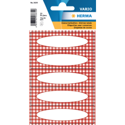 GB_Etiquettes de cuisine carreau Vichy, 70 x 23 mm,