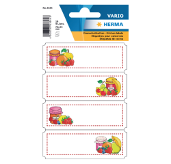 GB_Etiquettes de cuisine choix de fruits, 76 x 28 mm