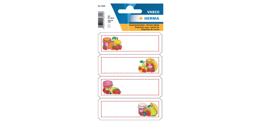 HERMA 3644 kitchen label fruits