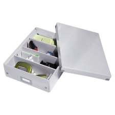 Boîte de rangement Leitz Click & Store WOW carton recyclé 280x100x370mm blanc