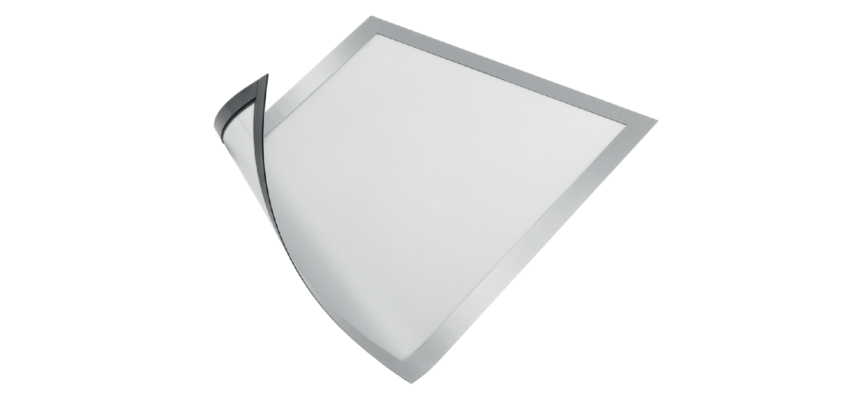 Durable Magnetic Duraframe A5 Silver Gray 5 Pieces