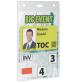 Badge Durable voor evenementen A6 zonder koord