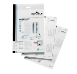 Bristol badge Durable 1420 imprimable A6 80 pièces