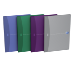 Oxford Office Essentials cahier, couverture rigide, 192 pages, ft A4, quadrillé 5 mm, couleurs assorties