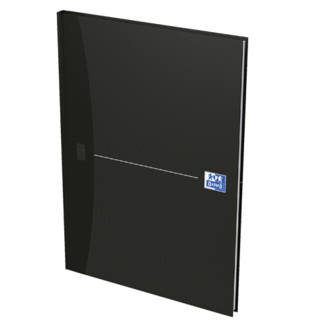 Oxford Notebook Smart Black & Original Blue ft 21 x 29,7 cm (A4), blanco, zwart