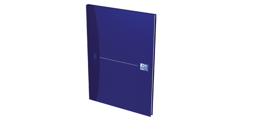 Notitieboek Oxford Office Essentials A4 lijn 192 pagina' s 80gr blauw