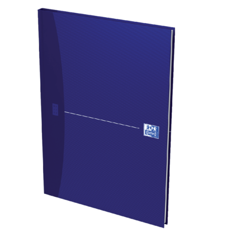 Notitieboek Oxford Office Essentials A4 lijn 192 pagina' s 80gr blauw