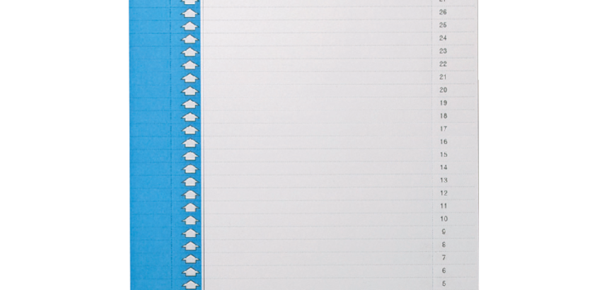 Elba hanging file label no.9 157x7mm lateral blue 10 pieces