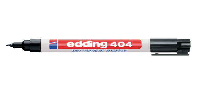 Filzstift edding 404 ogive 0,75mm schwarz