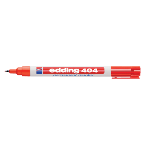 Viltstift edding 404 rond 0.75mm rood