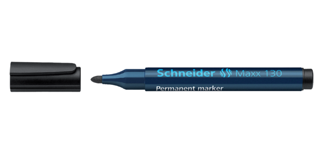Viltstift Schneider Maxx 130 rond 1-3mm zwart