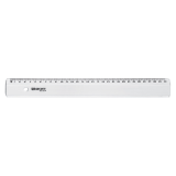 Règle Westcott Basic plastique transparent 30cm