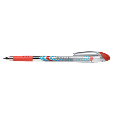 Stylo bille Schneider Slider Medium rouge